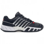 86989-043 K-Swiss Juniors' Bigshot Light 4 Tennis Shoes (Black/White/Poppy Red)
