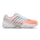 K-Swiss Juniors Bigshot Light 4 Tennis Shoes (Peach Amber/White/Asphalt) -