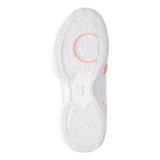 86989-683 K-Swiss Juniors Bigshot Light 4 Tennis Shoes (Peach Amber/White/Asphalt)