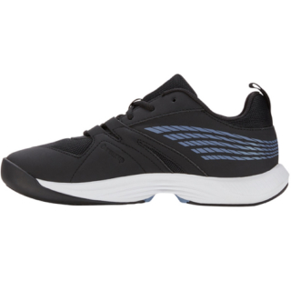 87392-084 K-Swiss Junior SpeedTrac Tennis Shoes (Black/White/Infinity) - Left