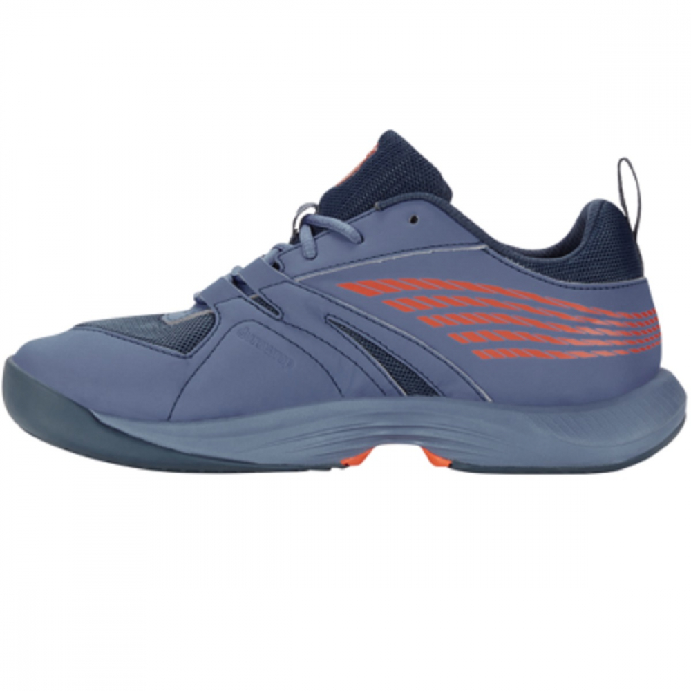 87392-092 K-Swiss Junior SpeedTrac Tennis Shoes (Infinity/Orion Blue/Scarlet Ibis) - Left