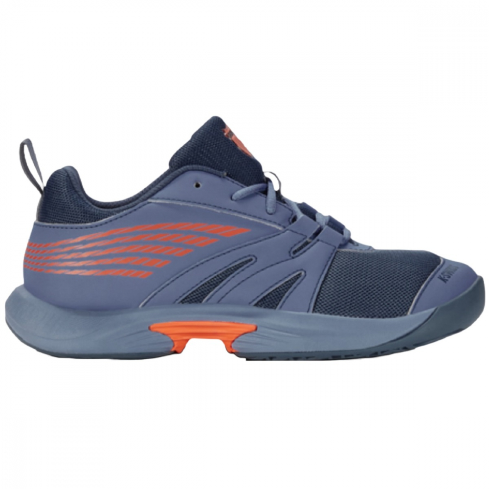 87392-092 K-Swiss Junior SpeedTrac Tennis Shoes (Infinity/Orion Blue/Scarlet Ibis)