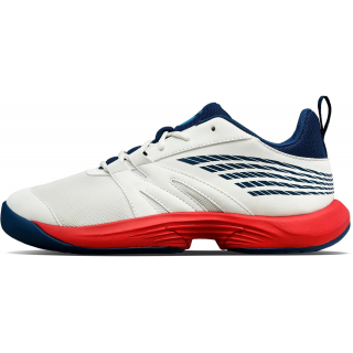 87392-146 K-Swiss Junior SpeedTrac Tennis Shoes (Blanc De Blanc/Blue Opal/Lollipop)