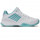 K-Swiss Women’s Court Express Tennis Shoes (White/Angel Blue/Sheer Lilac) -