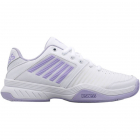 K-Swiss Women’s Court Express Tennis Shoes (White/Purple Heather) -