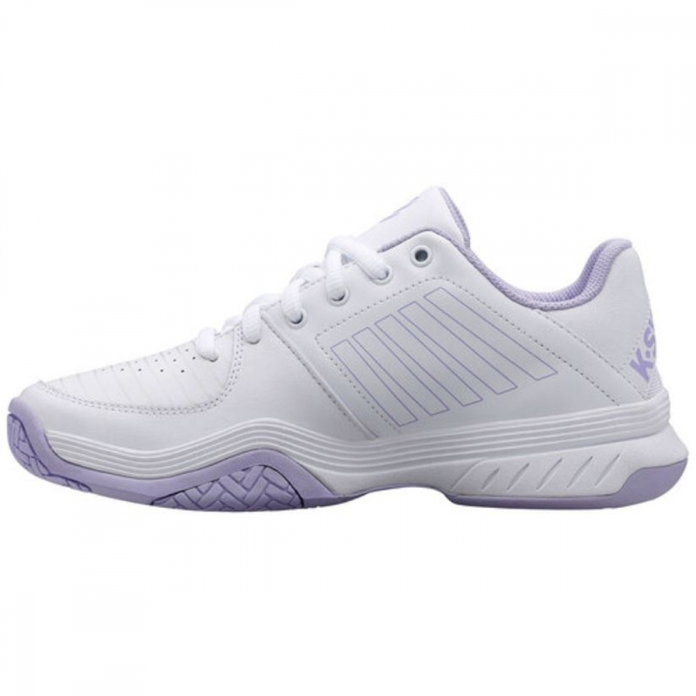95443-161 K-Swiss Women's Court Express Tennis Shoes (White/Purple Heather)