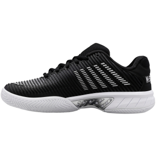 96613-085 K-Swiss Women's Hypercourt Express 2 Tennis Shoes (Black/White/Silver)