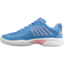 96613-454 K-Swiss Women's Hypercourt Express 2 Tennis Shoes (Silver Lake Blue/White/Orchid Pink)