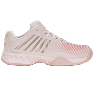 96613-676 K-Swiss Women's Hypercourt Express 2 Tennis Shoe (Almost Mauve/Sepia Rose/Pale Neon Coral)