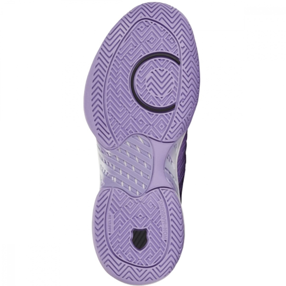 96615-502 K-Swiss Women's Hypercourt Supreme Tennis Shoes (Purple Rose/Moonless Night/White) - Sole