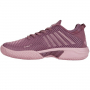 96615-516 K-Swiss Women's Hypercourt Supreme Tennis Shoes (Grape Nectar/Cameo Pink) - Left