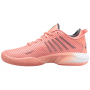 96615-683 K-Swiss Women's Hypercourt Supreme Tennis Shoes (Peach Amber/White/Asphalt) - Left
