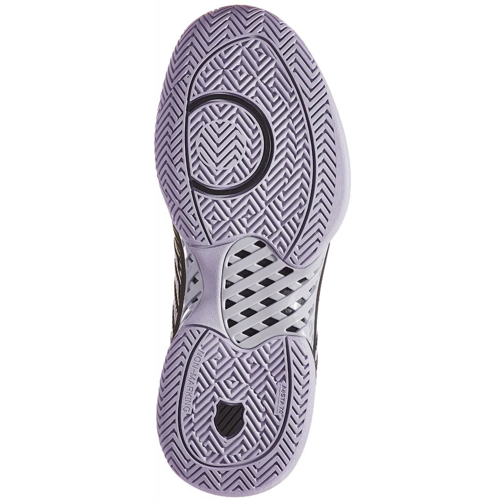 96807-014 K-Swiss Women's Hypercourt Express 2 Wide Tennis Shoes (Moonless Night/Purple Rose)