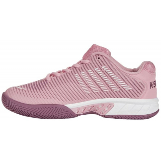 96807-641 K-Swiss Women's Hypercourt Express 2 Wide Tennis Shoes (Pink/Grape Nectar/Orchid Haze)
