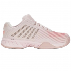 K-Swiss Women’s Hypercourt Express 2 Wide Tennis Shoes (Almost Mauve/Sepia Rose/Pale Neon Coral) -
