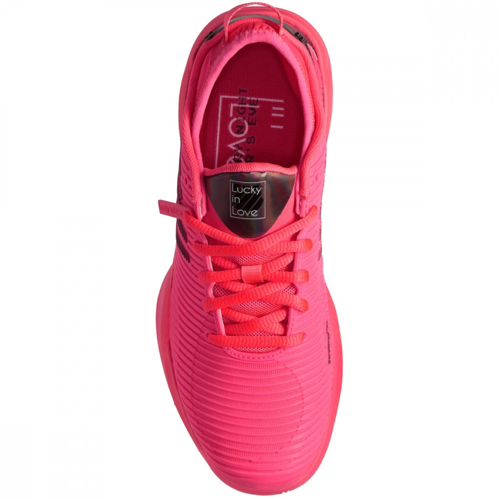 KSwiss Women's Hypercourt Supreme Lucky In Love Tennis Shoes (Neon