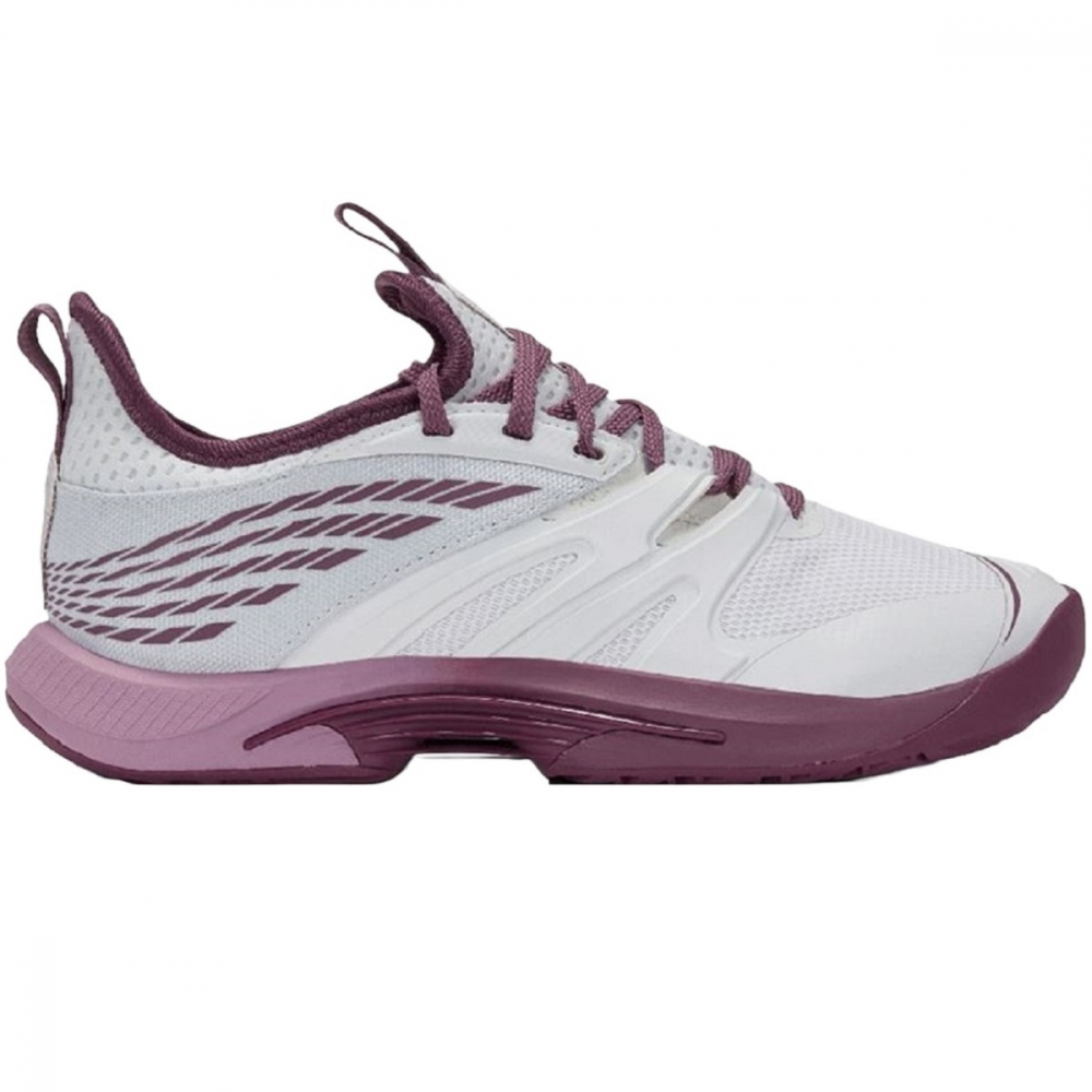 97392-181 K-Swiss Women's SpeedTrac Tennis Shoes (White/Grape Nectar/Orchid Haze) - Right