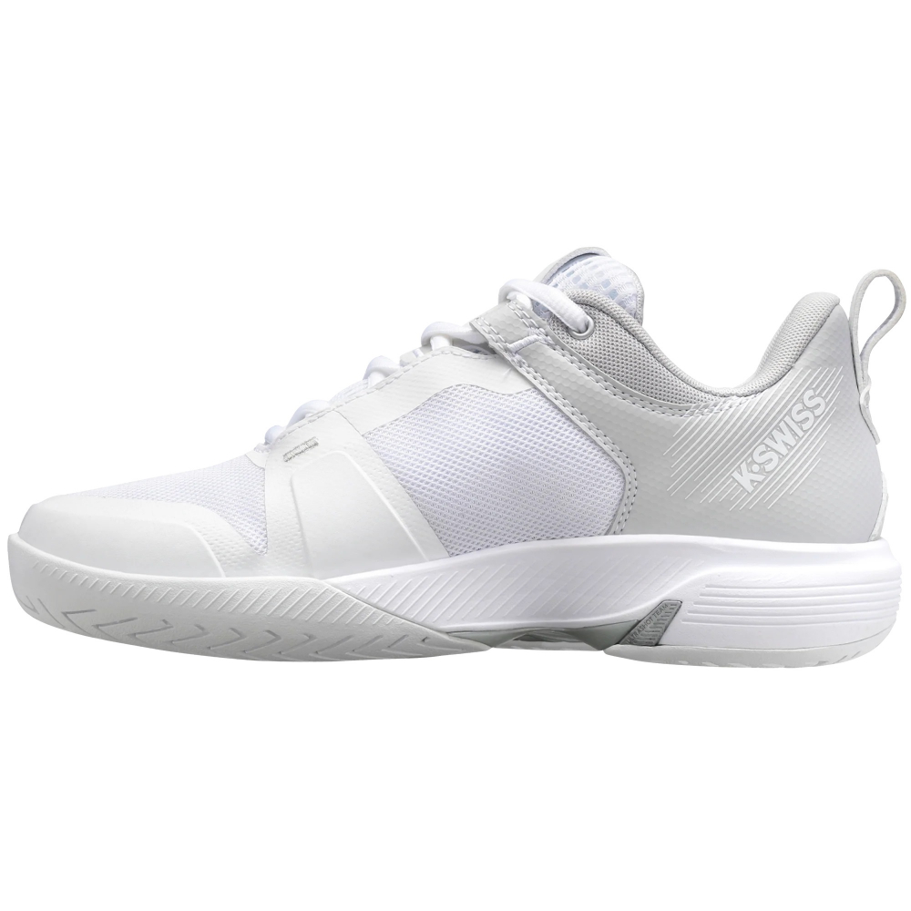 97395-914 K-Swiss Men's Ultrashot Team Tennis Shoes (White/Lunarock/Silver) - Left