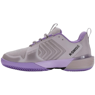 98415-028 K-Swiss Women's Ultrashot 3 Herringbone Tennis Shoes (Raindrops/Paisley Purple/Moonless Night) - Left