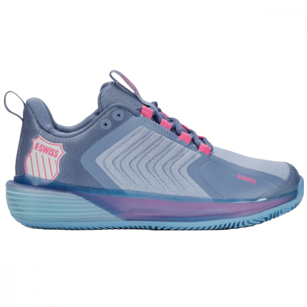 98415-093 K-Swiss Women's Ultrashot 3 HB Tennis Shoes (Infinity/Blue Blizzard/Heritage Blue)