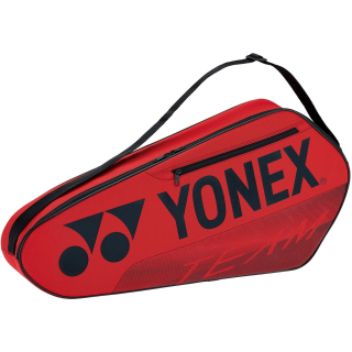 BAG42123R Yonex Team 3 Racquet Tennis Bag (Red)