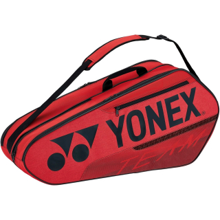 BAG42126R Yonex Team 6 Racquet Tennis Bag (Red)