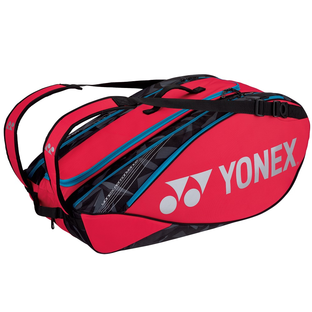 BAG9229TR Yonex Pro 9 Racquet Tennis Bag (Tango Red)