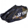 Yonex Osaka Pro 6 Racquet Tennis Bag (Black/Gold/Purple)