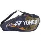 Yonex Osaka Pro 6 Racquet Tennis Bag (Black/Gold/Purple) -