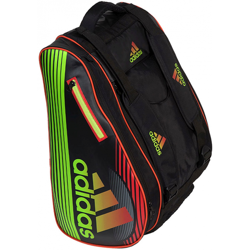 BG2PC3 Adidas Padel Racket Tour Padel Bag (Black/Lime)