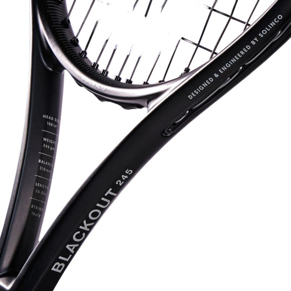 BLK100-245 Solinco Blackout 245 (100) Tennis Racquet