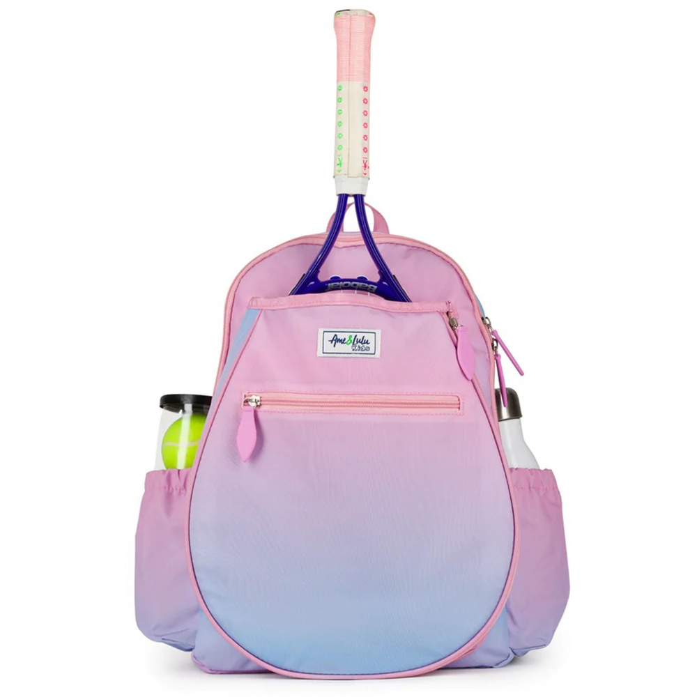BLTBP259 Ame & Lulu Big Love Tennis Backpack (Pink Blue Sorbet)