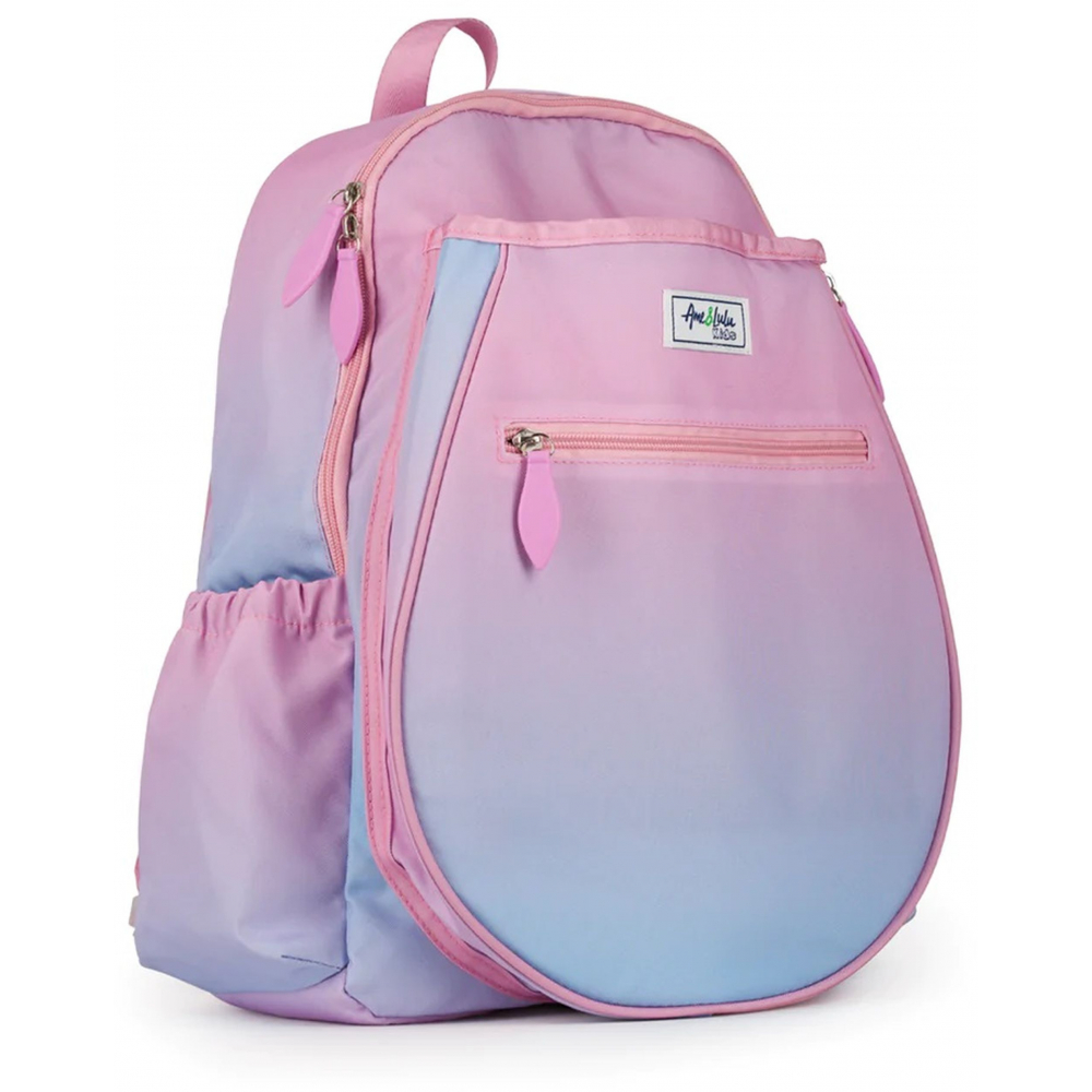 BLTBP259 Ame & Lulu Big Love Tennis Backpack (Pink Blue Sorbet)