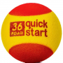 BQF6 QuickStart 36 Red Foam Training Tennis Balls for 36' Court (Set of 6)
