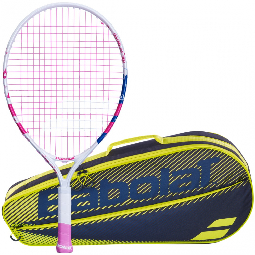 Babolat B'Fly Girl's Yellow Club Tennis Starter Kit - Ages 3 to 12