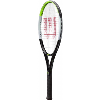 BladeFeelJr-WR8005203-Ball Wilson Blade Feel Junior Tennis Racquet Bundled w a Green Advantage II Bag & 3 Balls