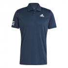 Adidas Men’s Club 3 Stripe Tennis Polo Shirt (Navy) -