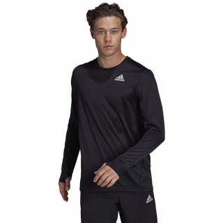 H58590 Adidas Men's Own The Run Long Sleeve Tennis Training Tee (Black)