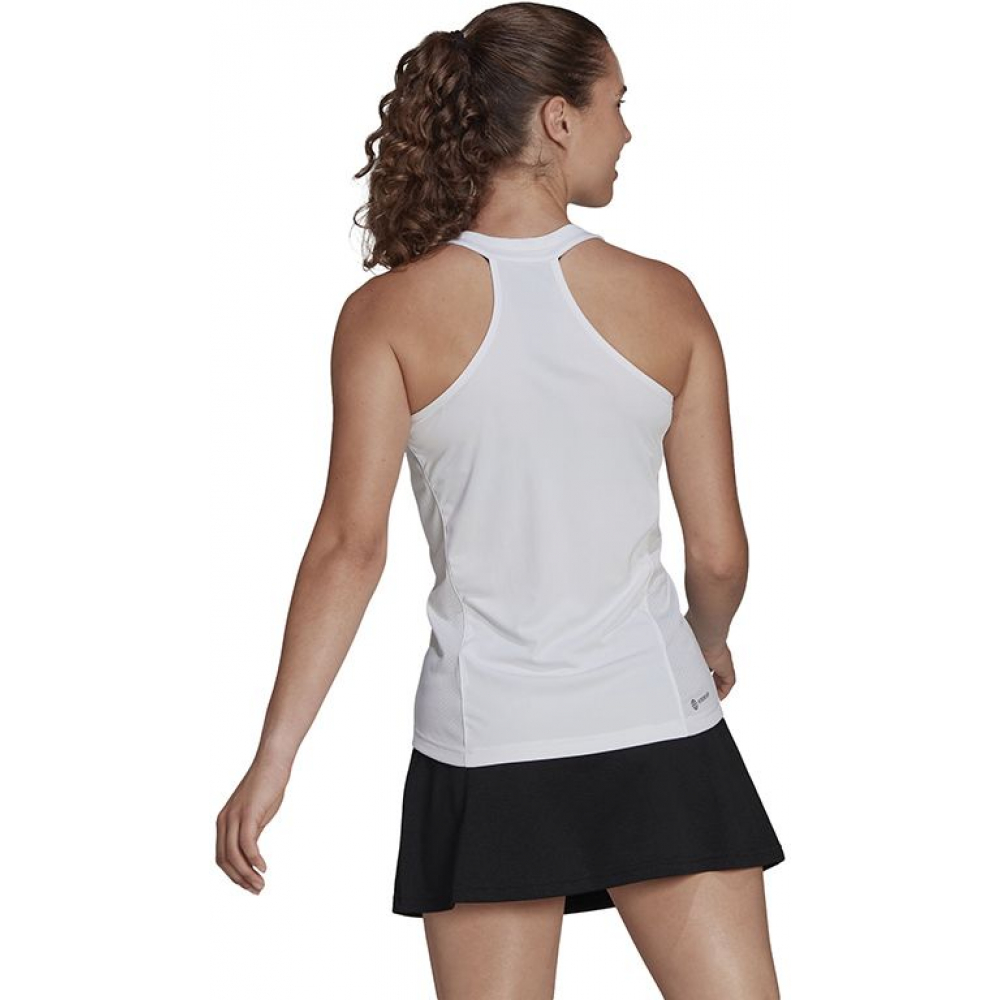 HB8022 Adidas Women's Club Tennis Tank Top (White)