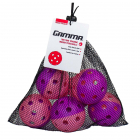 Gamma Two Tone Indoor Pickleball Training Balls (6-Pack) -