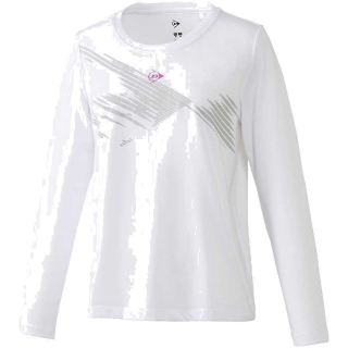CLSSW-SW Dunlop Women's Long Sleeve Club Tee (Shadow White)