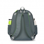 CSTBN204 Ame & Lulu Courtside Tennis Backpack 2.0 (Charcoal/Lime)