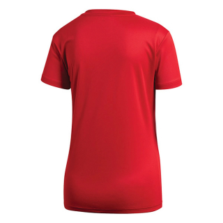CY8272 Adidas Women's Core 18 AEROREADY Primegreen Regular Fit Short Sleeve Tennis Jersey (Power Red/White)