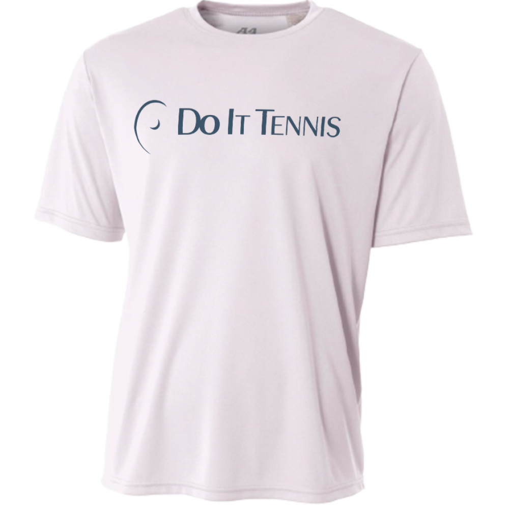 Do It Tennis Unisex Performance Crew Neck Tennis T-Shirt (Random Color)