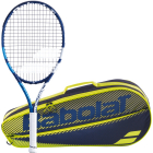 Babolat Drive Junior + Yellow Club Tennis Starter Kit - Best for Ages 7 to 10 -