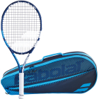 Babolat Drive Junior + Blue Club Tennis Starter Kit - Best for Ages 7 to 10 -