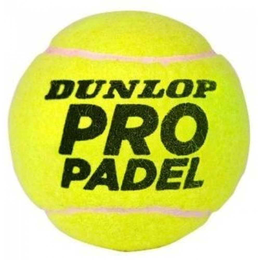 601384 Dunlop Padel Pro Padel Balls (3-Ball Can)