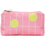 EDP286 Ame & Lulu Everyday Tennis Pouch (Coral Tennis Grid)