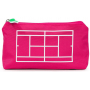 EDP288 Ame & Lulu Everyday Tennis Pouch (Hot Pink Lawn Tennis)