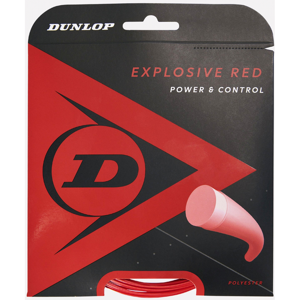 ESR16 Dunlop Explosive Red 16g Tennis String (Set)
